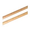 Regla de Madera Lustrada para Pizarra