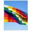 Bandera para mástil Whipala - Pueblos Originarios - 90 x 90 cm.