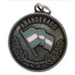 Medalla Abanderado Argentina Plata Vieja Pintada