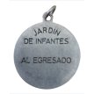 Medalla al Egresado de Jardín de Infantes Plata Vieja Pintada