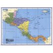 Mapa Mural Político América Central 95 X 130 cm. - Simple Faz -