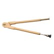 Compás de Madera Lustrada con Sopapa para Tiza