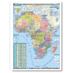 Mapa Mural Político África 95 X 130 SIMPLE