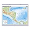 Mapa Mural Físico Político América Central 95 X 130 cm. - Simple Faz -