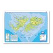 Mapa Mural Físico Político Malvinas Argentinas 72 X 102 cm. - Simple Faz -